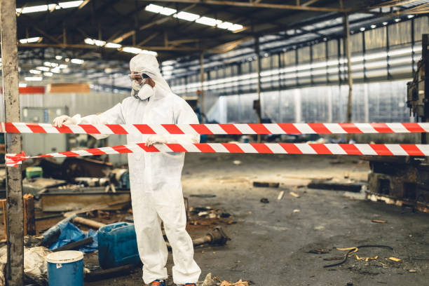 Professional Drug Lab Cleanup technician working in Shapleigh, ME